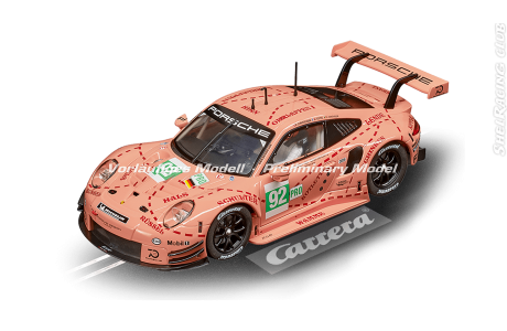 Porsche 911 RSR No.92 «Pink Pig Design» Модель автомобиля Carrera Digital 124