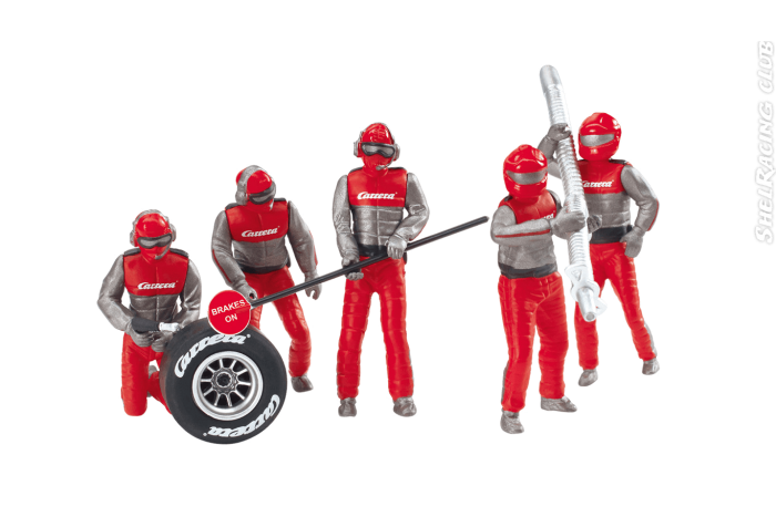 Набор фигур механиков (красный) Carrera Digital 132